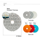 SHDIATOOL 3 Step 4" Diamond Polishing Pads for Marble Soft Stone Floor - SHDIATOOL