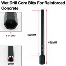 Wet Drill Core Bits for High PSI/Reinforced Concrete 1-1/4" UNC Thread Hole Saw Diameter 25/32/40/51/63/76/102/108/127/152mm available only Sold in Europe - SHDIATOOL