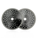 SHDIATOOL Diamond Narrow Turbo Blade with Multi Holes for Tile Granite Marble Concrete 4.5"5"7"9" - SHDIATOOL