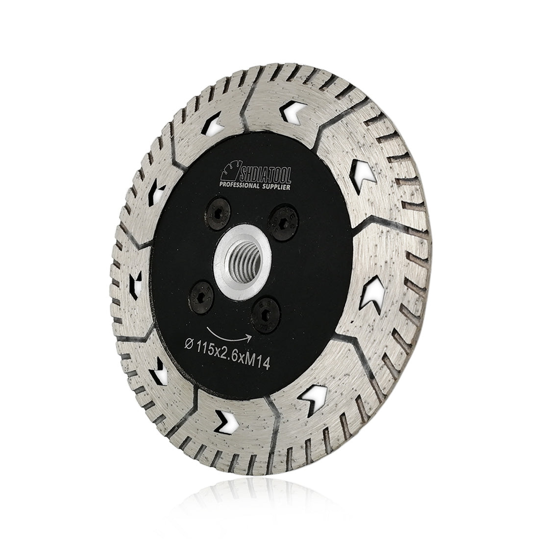 SHDIATOOL 2 in 1 Diamond Blade for cutting and grinding Granite Marble M14 thread
- DIATOOL
