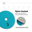 SHDIATOOL 3 Step Diamond Polishing Pads 3PCS Dia 4 inch Premium Resin Bond Sanding Discs for Stone Marble - SHDIATOOL