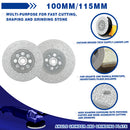 SHDIATOOL Granite Cutting Wheel for Marble Quartz Fast Cutting Grinding Shaping Diamond Disc for Angle Grinder with 5/8-Inch-11 Thread 4"/4.5"/5" - SHDIATOOL