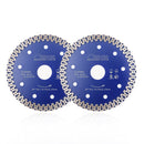 SHDIATOOL Hot Pressed A-Shape Mesh Turbo Diamond Blade Dia115/125mm Bore 22.23mm for Tile Marble Masonry - SHDIATOOL