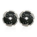 2pcs BE Warehouse Diamond Cutting Blade with Turbo Slant Protection Teeth 115mm 125mm for Concrete Tile Granite Marble Masonry Brick - SHDIATOOL