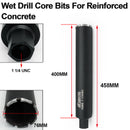 Wet Drill Core Bits for High PSI/Reinforced Concrete 1-1/4" UNC Thread Hole Saw Diameter 25/32/40/51/63/76/102/108/127/152mm available only Sold in Europe - SHDIATOOL