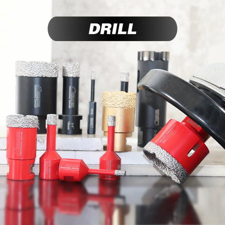 Diamond Dry Drilling Core Bits With Side Protection hard granite marble