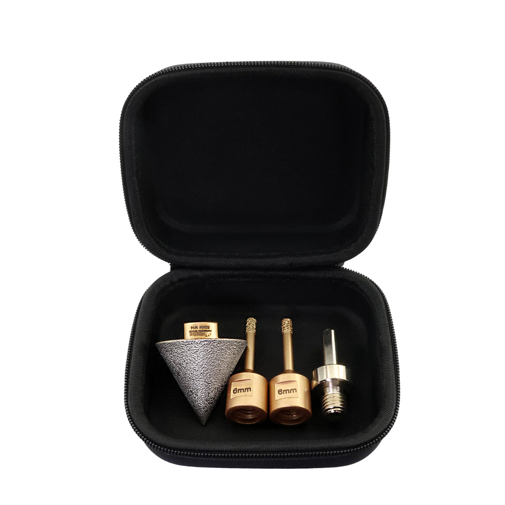 Diamond Core Bits 4pcs/set Marble Ceramic Porcelain Hole Saw M14 Thread
