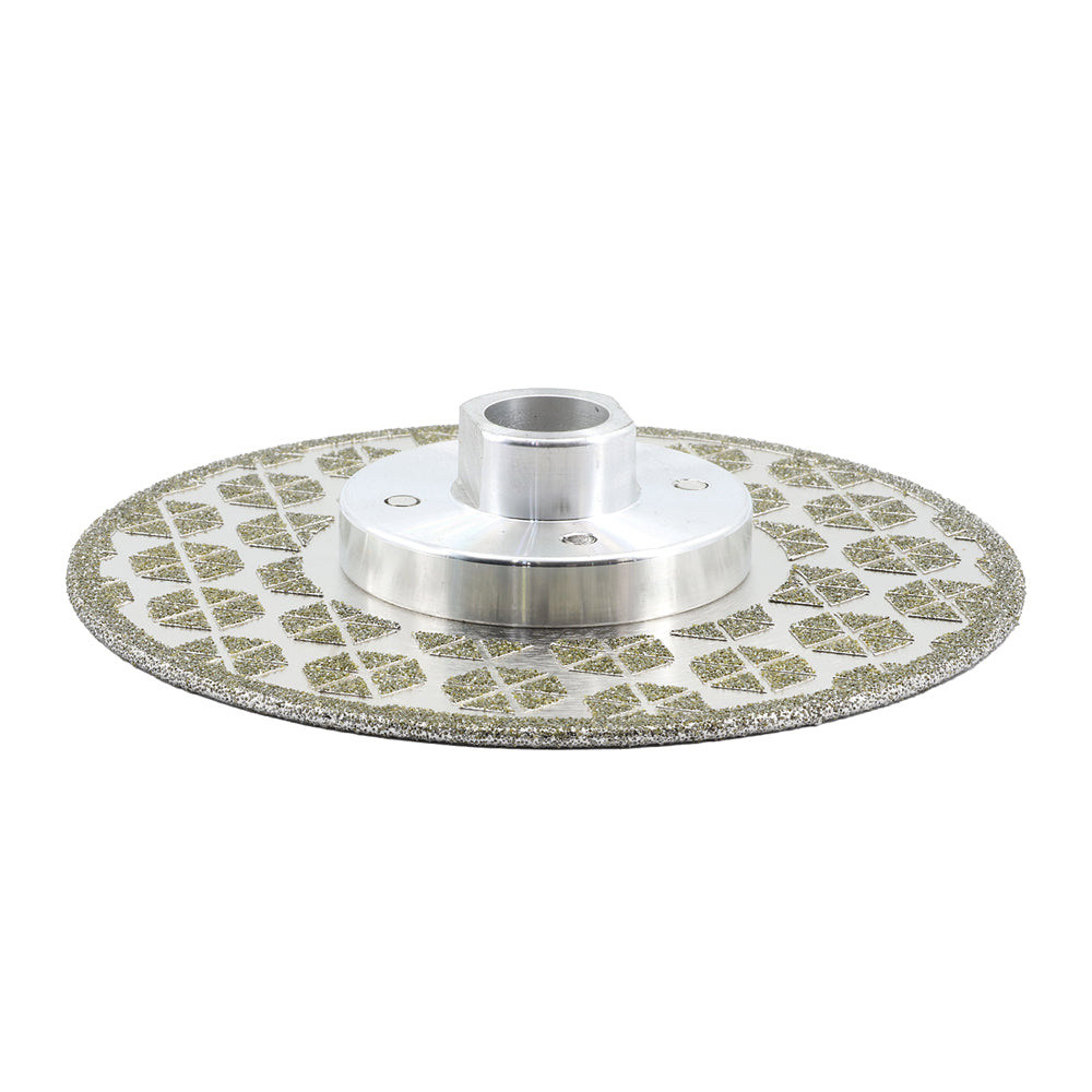 Electroplated Cutting Grinding Disc Double Side M14 or 5/8-11 Flange