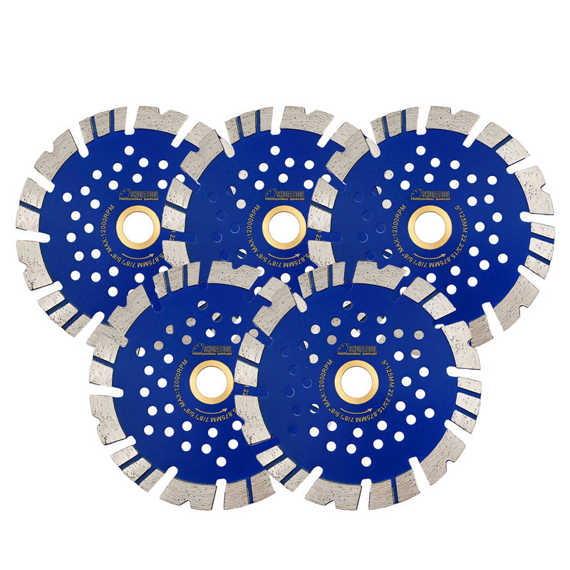 Diamond Segmented Saw Blade 125mm/5" Concrete Brick Masonry Stone Cutting Disc