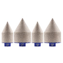 SHDIATOOL Diamond Vacuum Brazed Chamfering Milling Finger Bits for Ceramic Porcelain Tile Granite Dia 35/50mm - SHDIATOOL