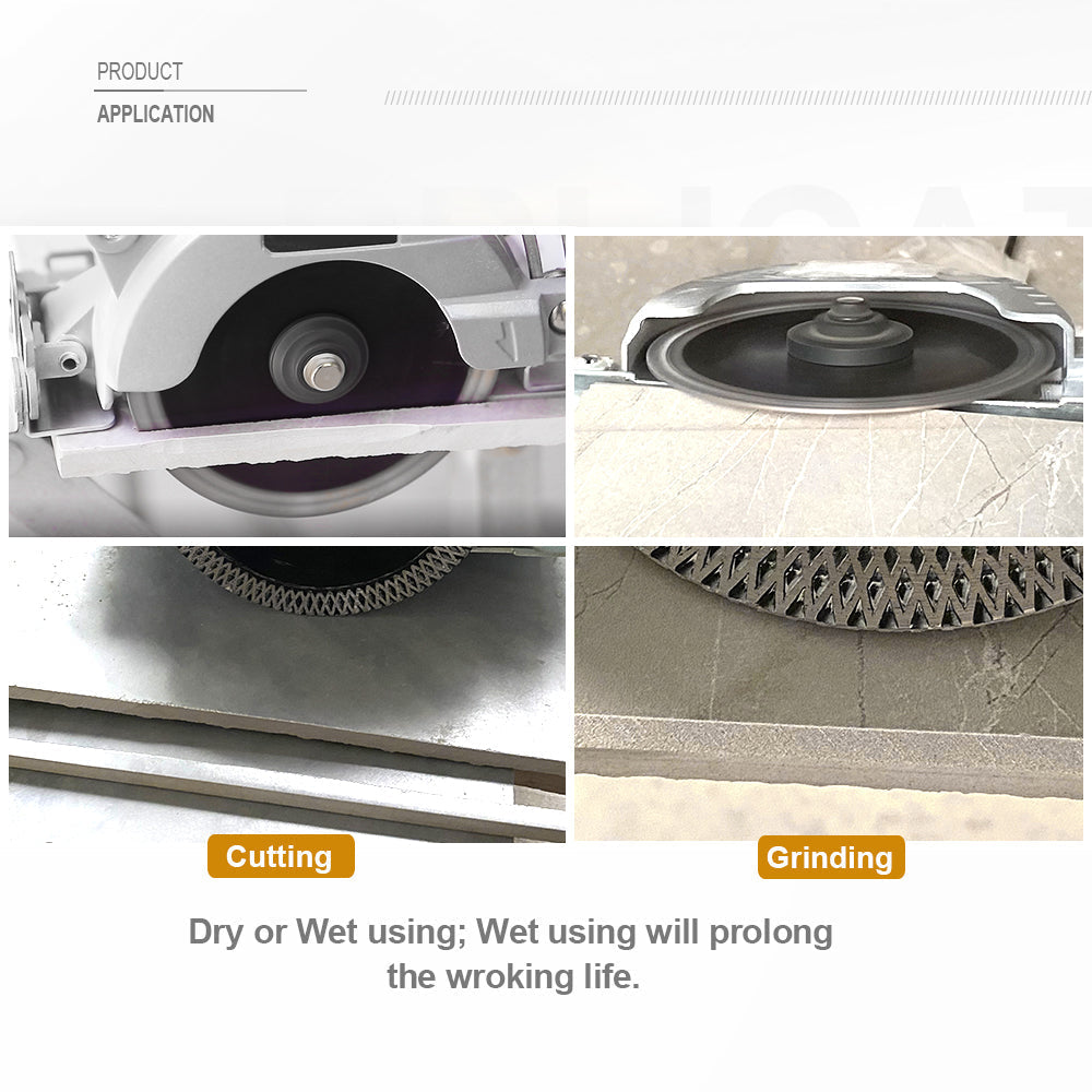 SHDIATOOL  X Mesh Turbo Saw Blade Cutting Grinding Tile Ceramic Marble Stone - SHDIATOOL