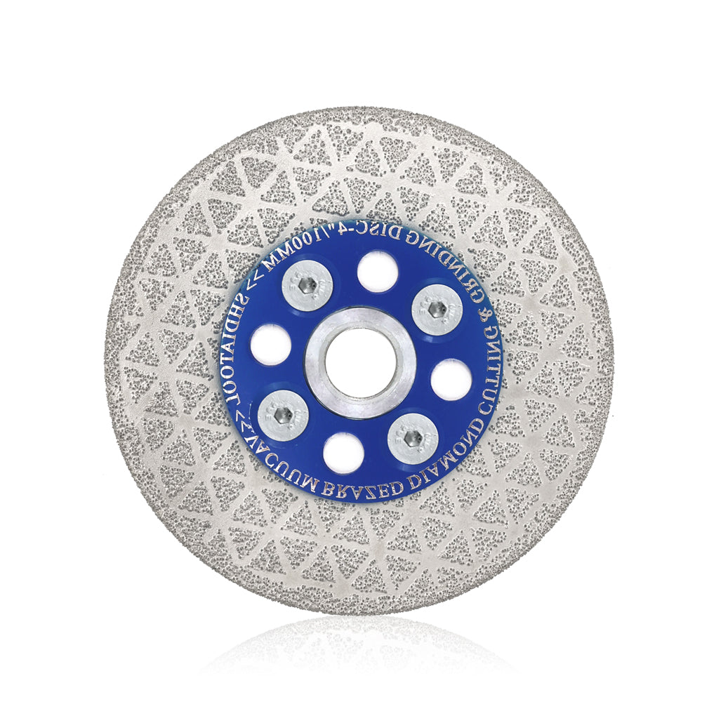 Diamond Cutting Grinding Disc Triangle Granite Concrete Saw Blade M14 or 5/8-11 Flange