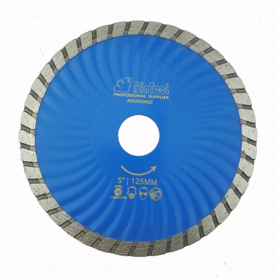Diamond Waved Blades for Stone Concrete Cutting 125MM/ 5" SHDAITOOL - SHDIATOOL