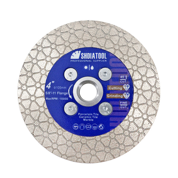 4 1/2 Inch Diamond Concrete Grinding Wheel For Angle Grinder - Turbo Cup Wheel For Grinding Stone, Marble, Granite