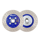 Diamond Cutting Grinding Disc Double-sided Triangle 4" Ceramic Marble M14 or 5/8-11