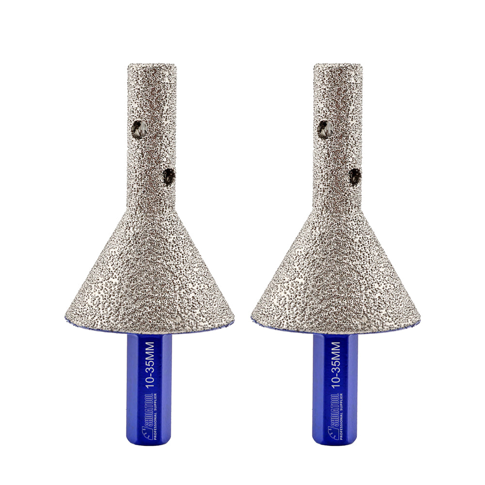 Diamond Milling Chamfer Finger Bits Porcelain Ceramic Tile Marble Hexagonal Shank