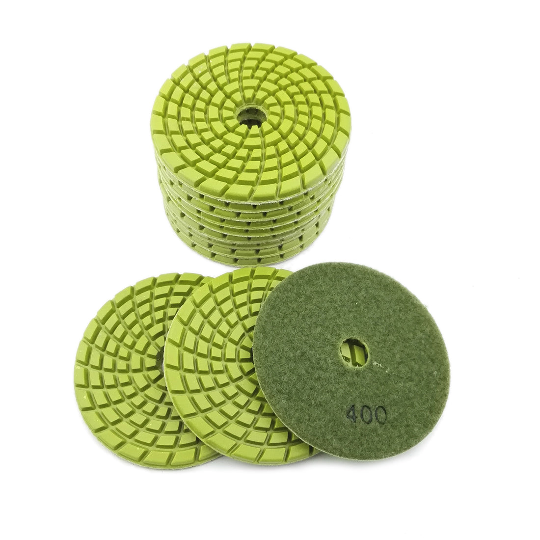 SHDIATOOL 4" Concrete Wet Diamond Polishing Pads Polishing  Concrete 9/12pcs - SHDIATOOL