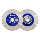 Diamond Cutting Grinding Disc Triangle 4.5"/5" Ceramic Stone M14 or 5/8-11 Flange