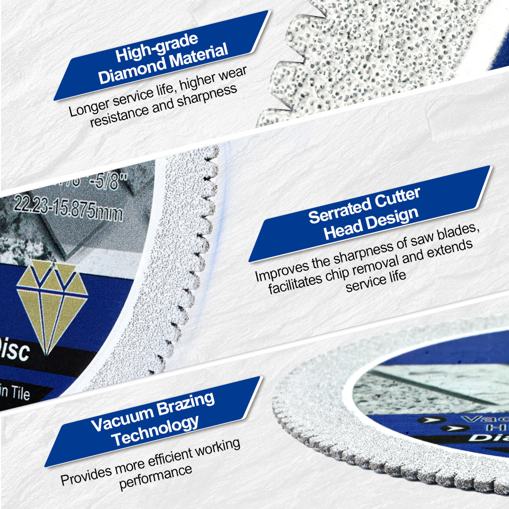 Diamond Cutting Disc 4.5"/115mm for Marble Ceramic Tile Stone Saw Blade