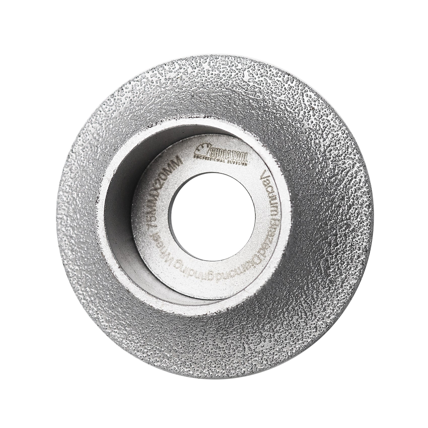 3"/75mm Diamond Grinding Wheel Demi-bullnose Edge Profile Quartz Ceramics 1pc - SHDIATOOL