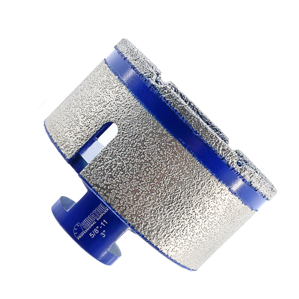 SHDIATOOL Diamond Drilling Finger Milling Bits with 5/8-11 or M14 Thread for Ceramic Tile Marble Granite Porcelain Dia 20/25/35/50/68/75mm - SHDIATOOL