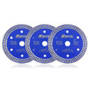 SHDIATOOL 1/2/3 PCS 3" 75mm X Mesh Turbo Diamond Blade Cutting for Tile Ceramic Porcelain Marble