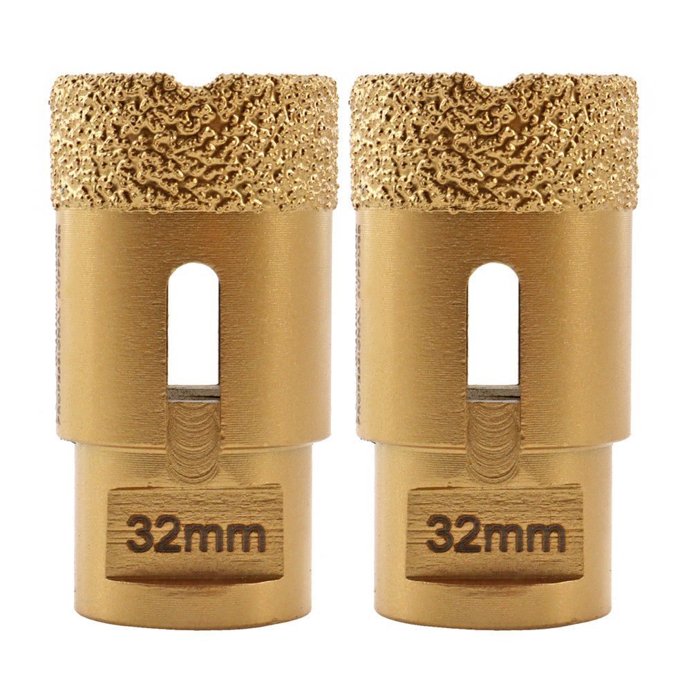 SHDIATOOL 20-160mm Dry Diamond Drilling Core Bits for Ceramic Marble M14 Thread - SHDIATOOL