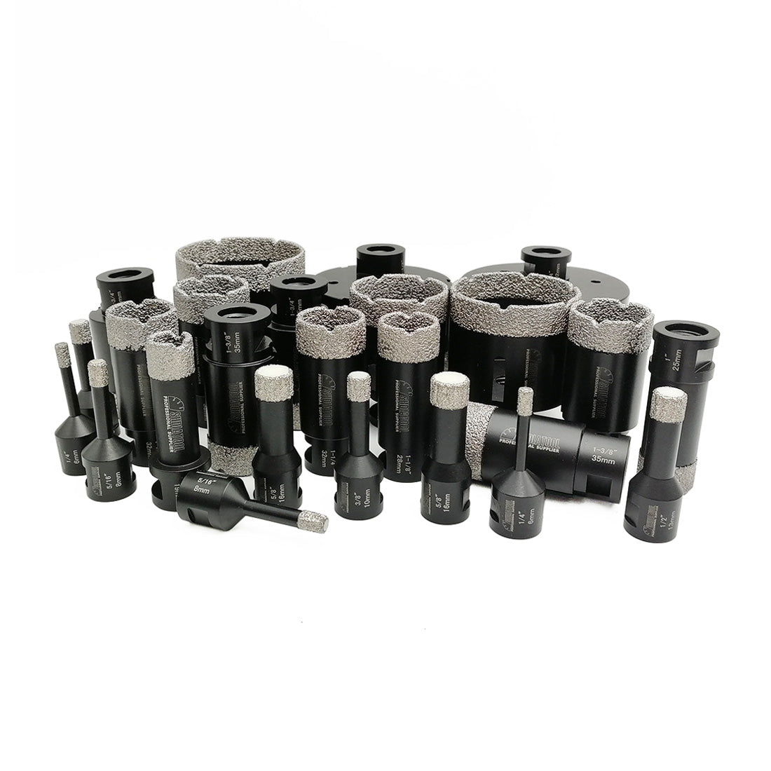 Diamond Core Drill Bits Porcelain Ceramic Tile Marble Brick1/4 Inch to 6 Inch 5/8-11 - SHDIATOOL