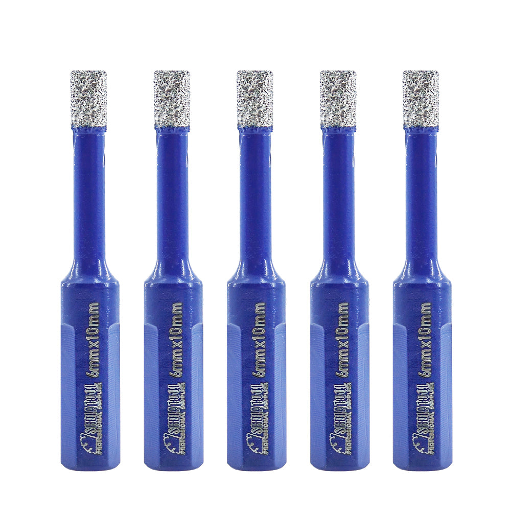 Diamond Drill Core Bits Porcelain Tile Ceramic Granite Marble with Triangle Shank - SHDIATOOL