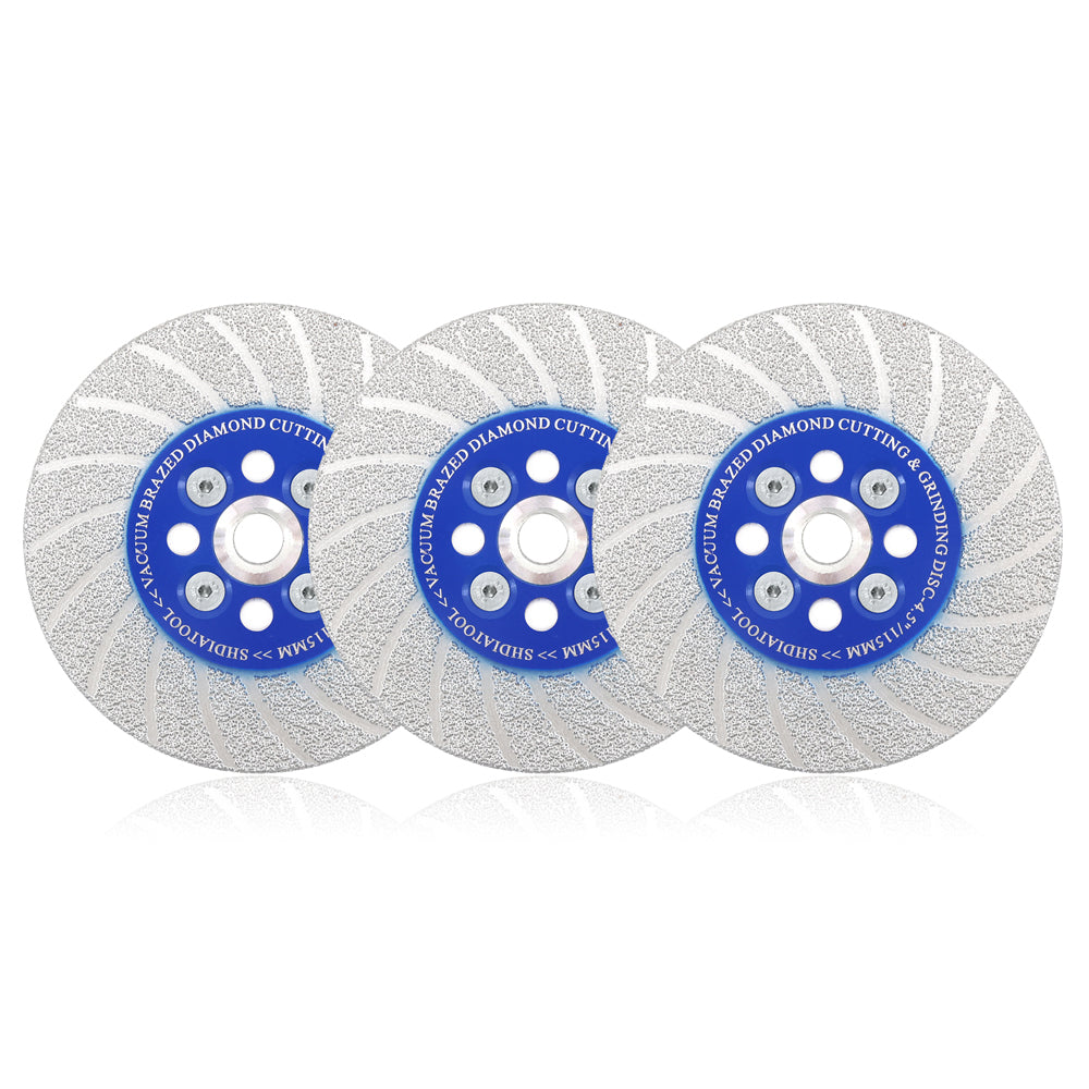 Saw Blades Double sided 4/4.5/5" Granite Marble Concrete M14 or 5/8-11 Flange