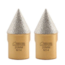 Diamond Beveling Chamfer Bits 20/35/50mm Tile Stone Ceramic Granite M14 Thread