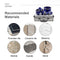 SHDIATOOL 1set/6pcs with Box Diamond Drill Core Bits  for Ceramic  Marble 5/8"-11 - SHDIATOOL