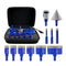 SHDIATOOL 11pcs/set 6-65mm Diamond Drill Bit with Triangular Shank for Granite Marble Porcelain Ceramic Tile Angle Grinder