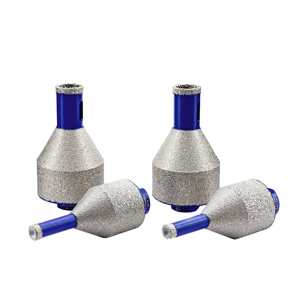 SHDIATOOL Diamond Drilling Finger Chamfer Milling Bits 1/2pcs M14 or 5/8-11 Shaping Enlarge Bevel Holes Marble Ceramic Granite
