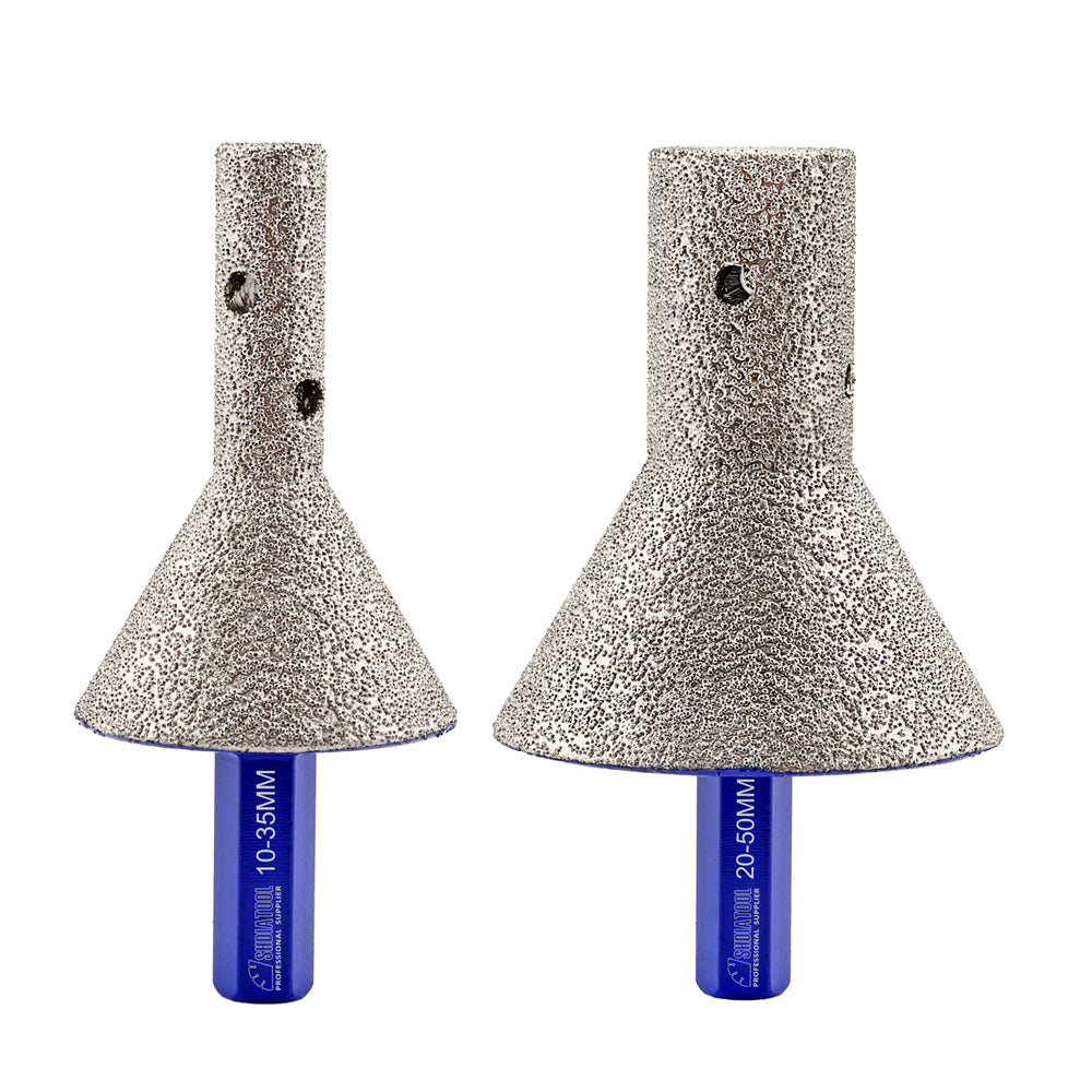 Diamond Milling Chamfer Finger Bits Porcelain Ceramic Tile Marble Hexagonal Shank