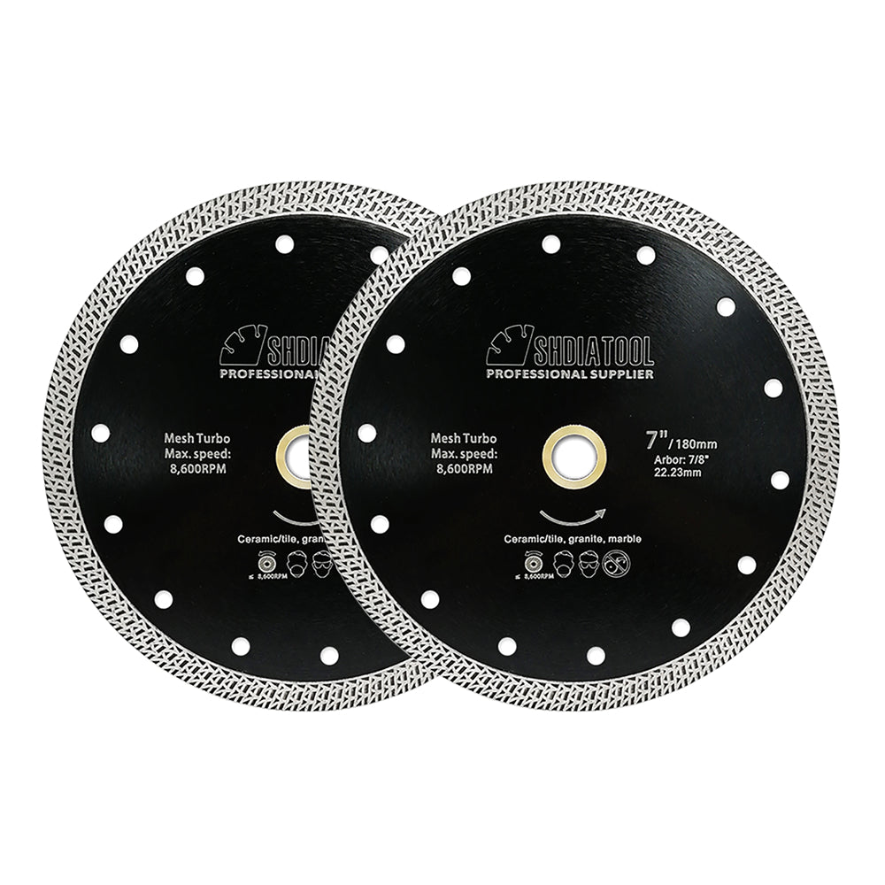 Mesh Turbo Diamond Blade for Granite Marble Ceramic Tile Brick SHDIATOOL - SHDIATOOL
