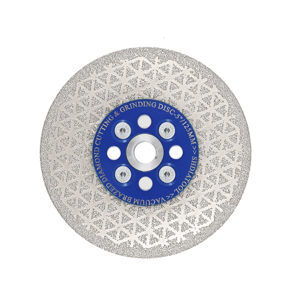 Diamond Cutting Grinding Disc Triangle Granite Concrete Saw Blade M14 or 5/8-11 Flange
