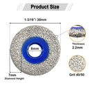 SHDIATOOL  Diamond Engraving Saw Blade 1pc or 2pcs Dia 30/40/50mm Marble Granite Artificial Stone Vacuum Brazed Cutting Disc - SHDIATOOL