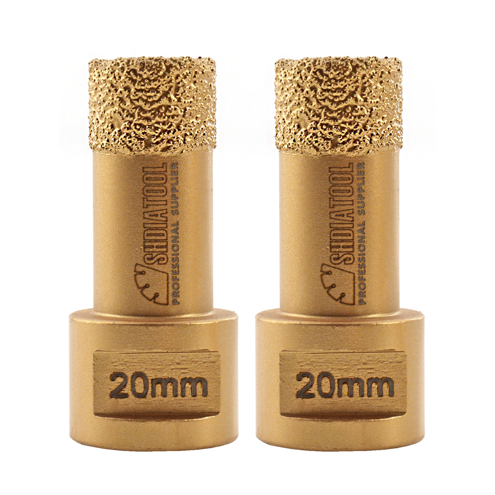 SHDIATOOL 20-125mm Diamond Core Drill Bits for Ceramic Tile Marble Spain Warehouse - SHDIATOOL