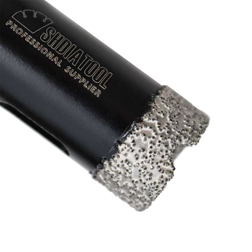 SHDIATOOL Vacuum Brazed Diamond Drill Core Bits Hexagon Shank Hole Saw for Porcelain Tiles Granite Marble Dia 20/25/32/35/50/55/68mm - SHDIATOOL