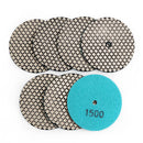 SHDIATOOL 4" Super Diamond Wet/Dry Polishing Pads for Granite Marble - SHDIATOOL