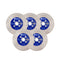 Diamond Cutting Grinding Disc Triangle 5pcs 4.5"/5" Tile Marble Stone M14 or 5/8-11 Flange