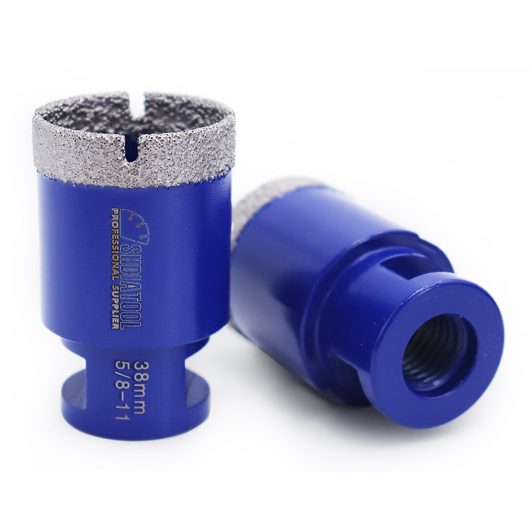 Diamond Core Bit 2pcs 6-50MM for Marble Porcelain Ceramic Stone 5/8-11 Thread - SHDIATOOL