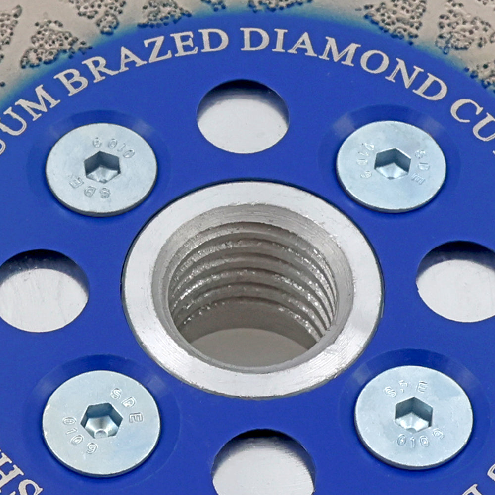 Diamond Cutting Grinding Disc Triangle Granite Concrete Saw Blade M14 or 5/8-11 Flange