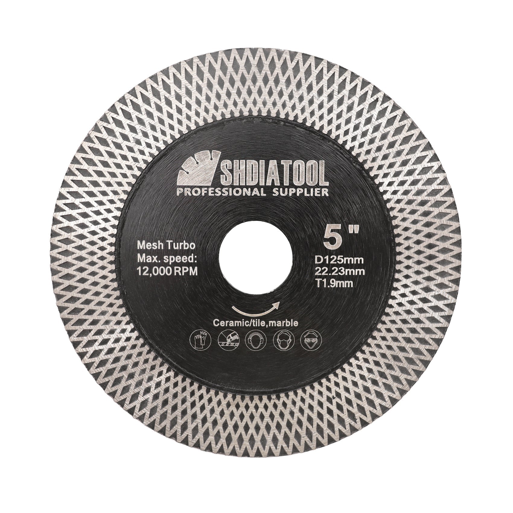 SHDIATOOL  X Mesh Turbo Saw Blade Cutting Grinding Tile Ceramic Marble Stone - SHDIATOOL