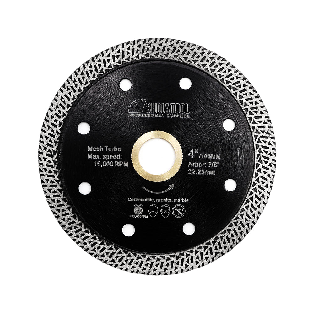 Mesh Turbo Diamond Blade for Granite Marble Ceramic Tile Brick SHDIATOOL - SHDIATOOL