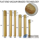 Diamond Cylinder Ball-end Cutter Engraving Bits 5pc CNC  for Marble - SHDIATOOL