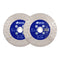 Diamond Cutting Grinding Disc Triangle 4.5"/5" Ceramic Stone M14 or 5/8-11 Flange