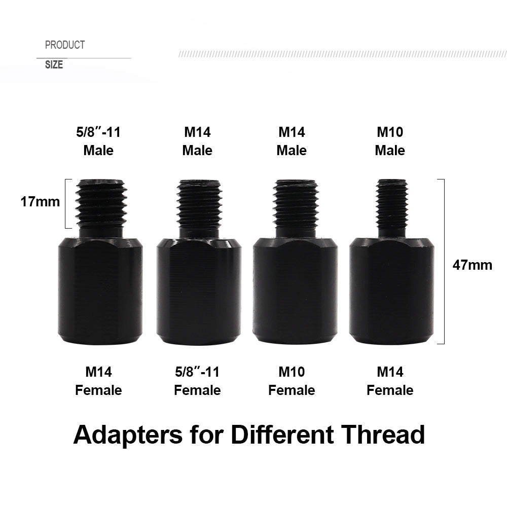 Core Bits Adapter Connection Converter Different Thread Grinding Wheel Adapter - SHDIATOOL