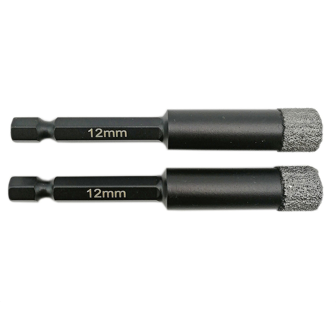 8/10/12/14mm Dry Diamond Drill Bit for Granite Porcelain Ceramic Quick Shank 2pcs